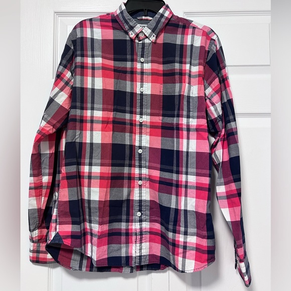 EXPRESS Men’s Flannel Button Down - Picture 2 of 5